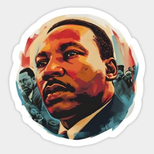 Inspire Unity: Festive Martin Luther King Day Art, Equality Designs, and Freedom Tributes! Sticker